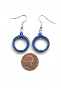 Small Ceramic Hoop Dangles